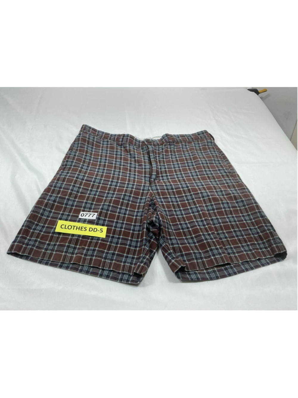 Mens Excellent Lands End Plaid Shorts Waist 38 Inch Multicolor